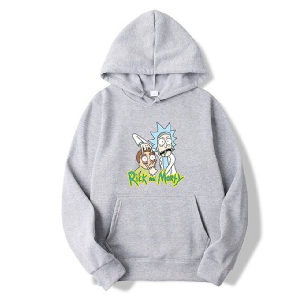 Rick and Morty Hoodies Graphic Print Sweatshirts for Men and Women